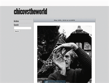 Tablet Screenshot of chicovstheworld.com